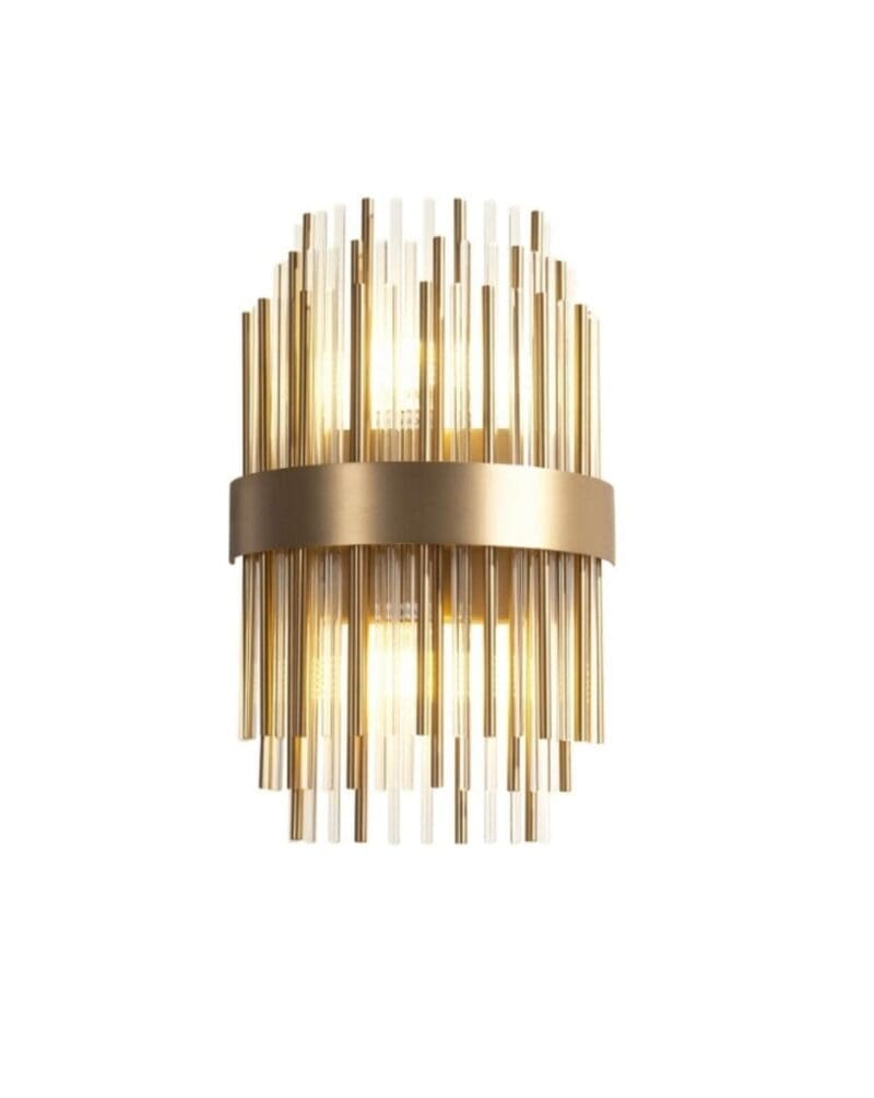 Brushed Antique Brass Wall Lamp