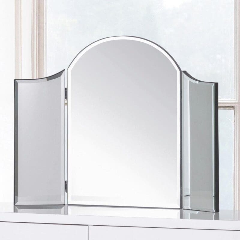 Canto - Curved Dressing Mirror - Mirror/Glass - Happy Beds