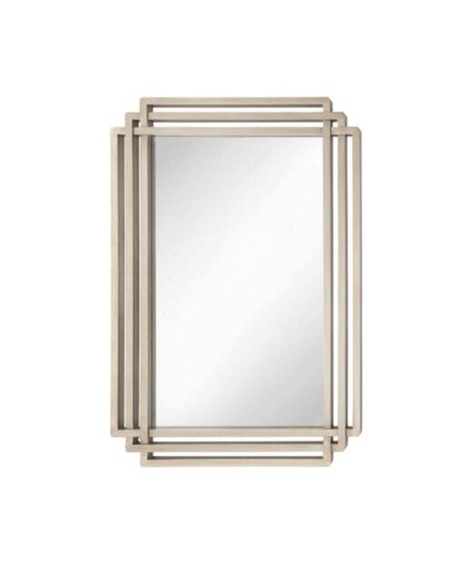 Champagne Silver Leaf Mirror