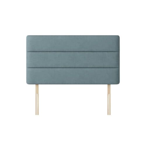 Cornell - Small Single - Lined Headboard - Duck Egg Blue - Fabric - 2ft6 - Happy Beds