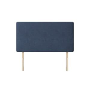 Cornell - Small Single - Plain Headboard - Dark Blue - Fabric - 2ft6 - Happy Beds