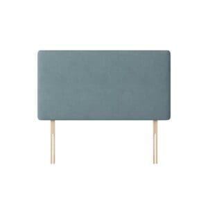 Cornell - Small Single - Plain Headboard - Duck Egg Blue - Fabric - 2ft6 - Happy Beds