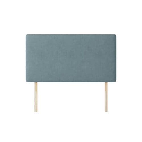 Cornell - Small Single - Plain Headboard - Duck Egg Blue - Fabric - 2ft6 - Happy Beds