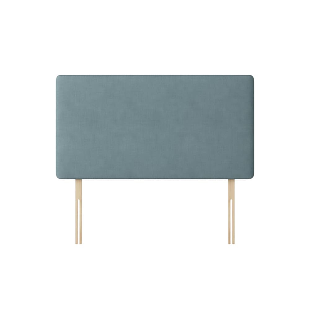 Cornell - Small Single - Plain Headboard - Duck Egg Blue - Fabric - 2ft6 - Happy Beds