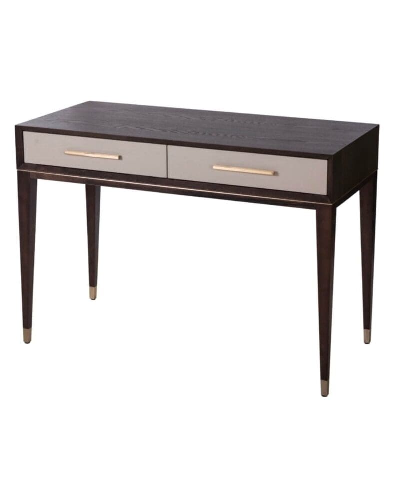 Dark Coffee Brass Dressing Table