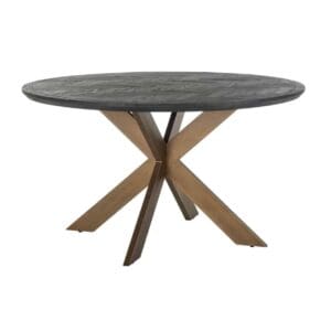 Dining table Blackbone Brass Round 140