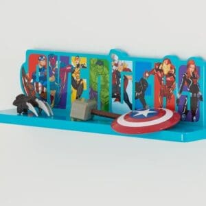 Disney - Avengers - Display Shelf - Blue - Wooden - Happy Beds