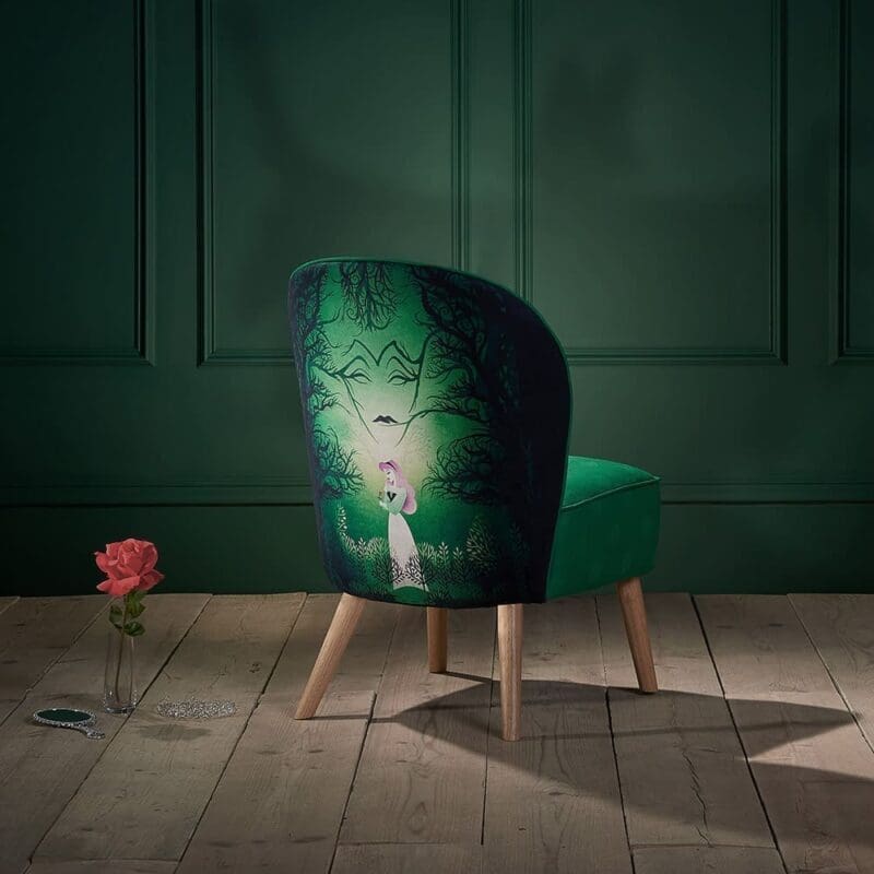 Disney - Sleeping Beauty Accent Chair - Green - Fabric - Wooden - Happy Beds