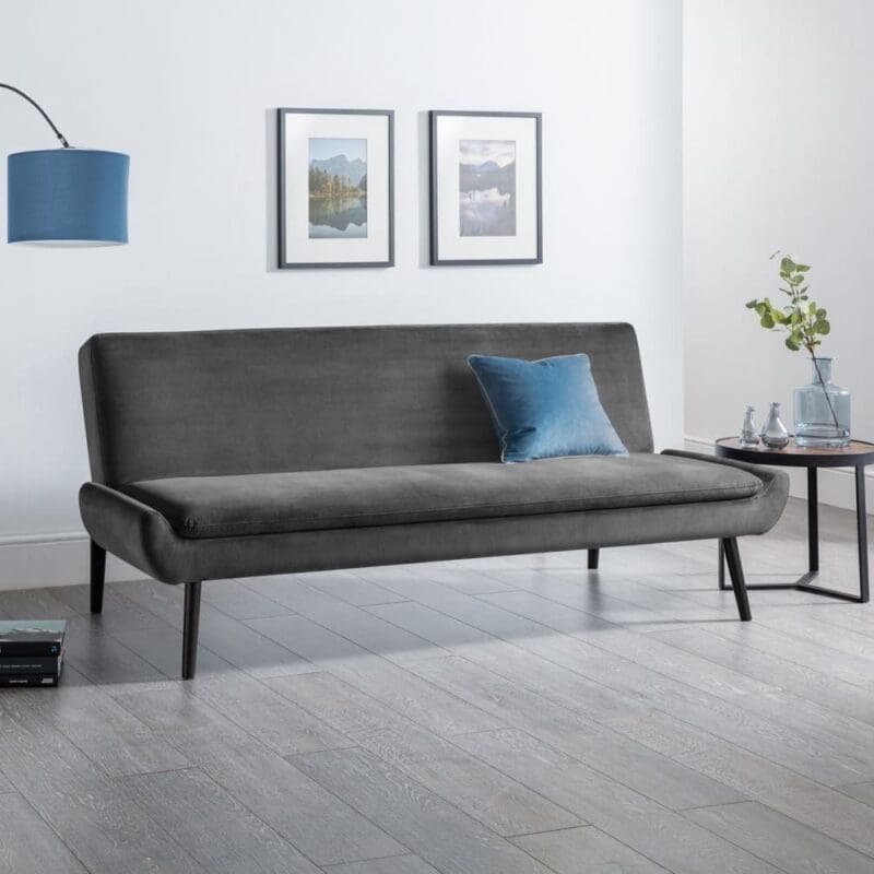 Gaudi - Sofa Bed - Grey - Velvet - Happy Beds