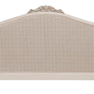 Ivory - Double - Rattan Headboard - Ivory - 4ft6 - Willis & Gambier - Happy Beds