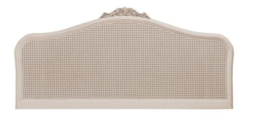 Ivory - Double - Rattan Headboard - Ivory - 4ft6 - Willis & Gambier - Happy Beds