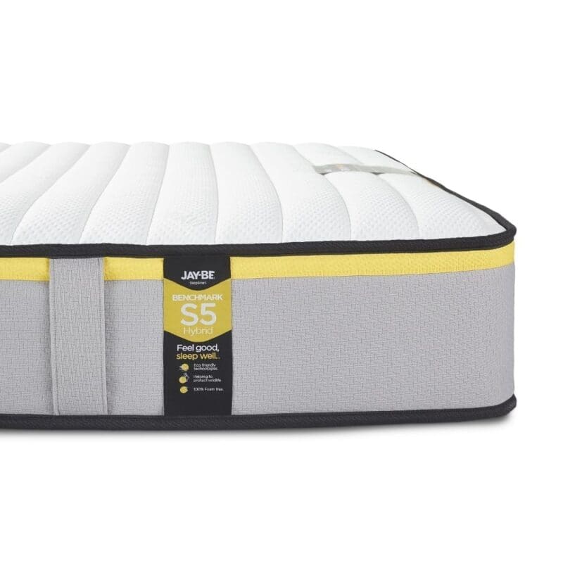 Jay-Be Benchmark S5 Hybrid Pocket Spring Mattress - 3ft Single (90 x 190 cm)