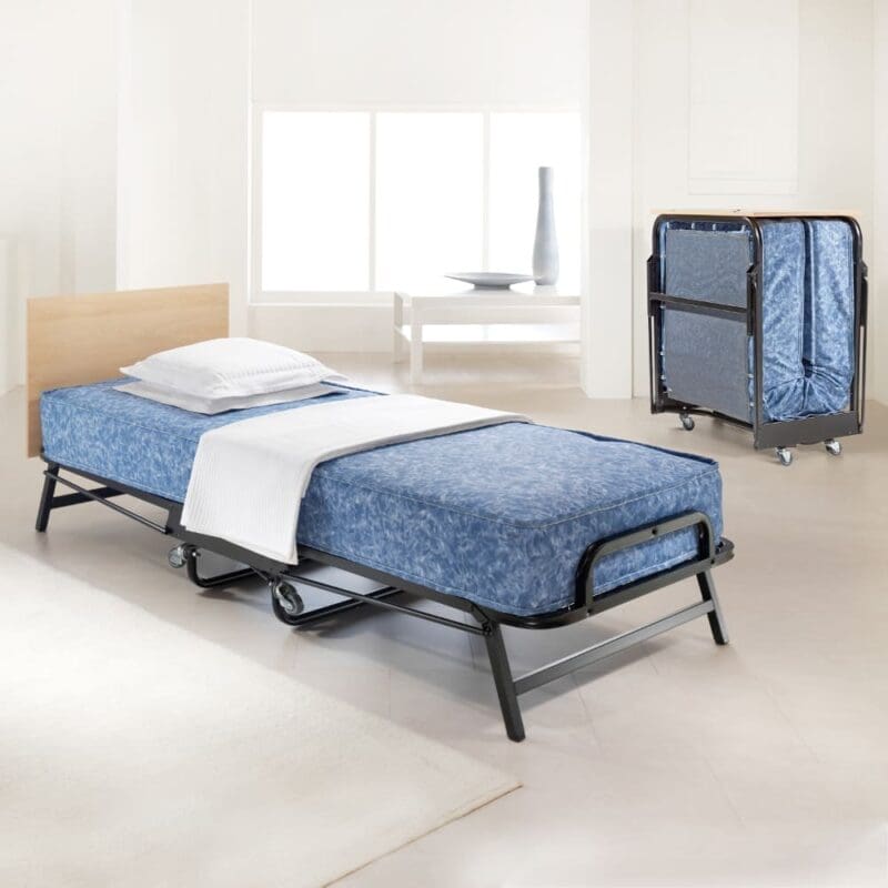 Jay-Be Small Single - Crown Windermere Folding Guest Bed with Waterproof Deep Sprung Mattress - 2ft6 - Happy Beds