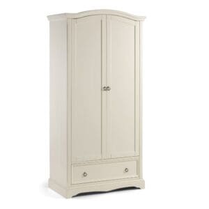 La Rochelle - Combination Wardrobe - Stone White - Wooden - Happy Beds