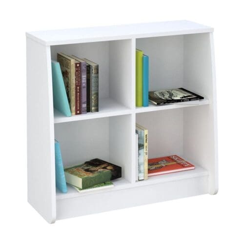 Loft Station - Children's Bookcase - White - Wooden - Happy Beds