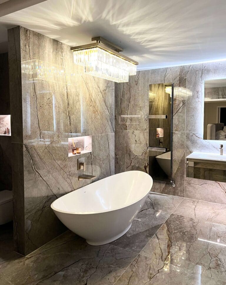 Luxury Bespoke Bathroom IP44 Rated Chandelier