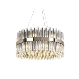 Luxury Nickel Glass Chandelier