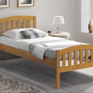 Lyon -Single - Oak - Wood - 3ft - Happy Beds