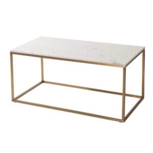 Marble Brass Coffee Table