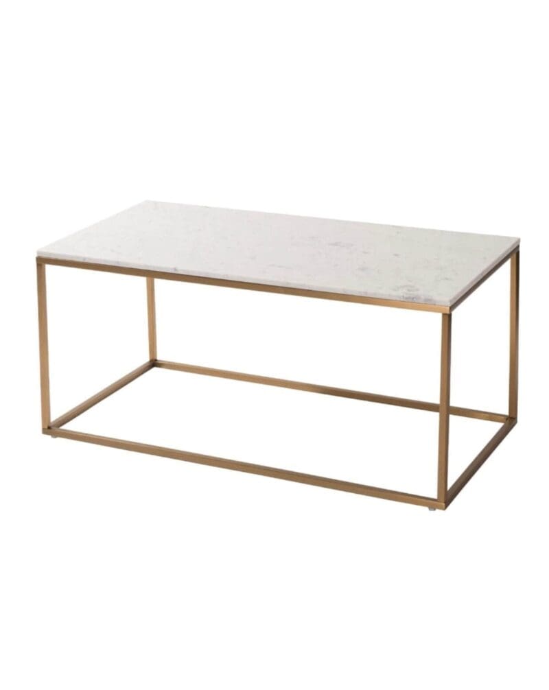 Marble Brass Coffee Table