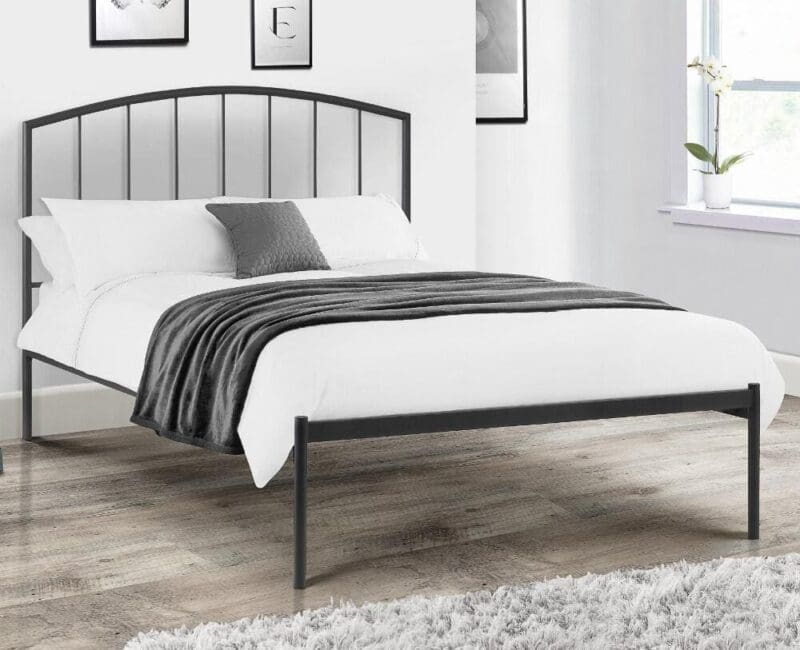 Onyx - Single - Anthracite - Grey - Metal - 3ft - Happy Beds