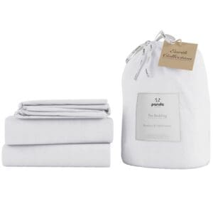 Panda Linen Bedding Set - Coconut White - 3ft Single