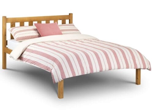 Poppy - Single - Solid Pine Bed - Pine - Wooden - Low Foot-End - 3ft - Happy Beds