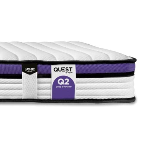 Quest Q2 Extreme Comfort Pocket Sprung Mattress - 3ft Single (90 x 190 cm)