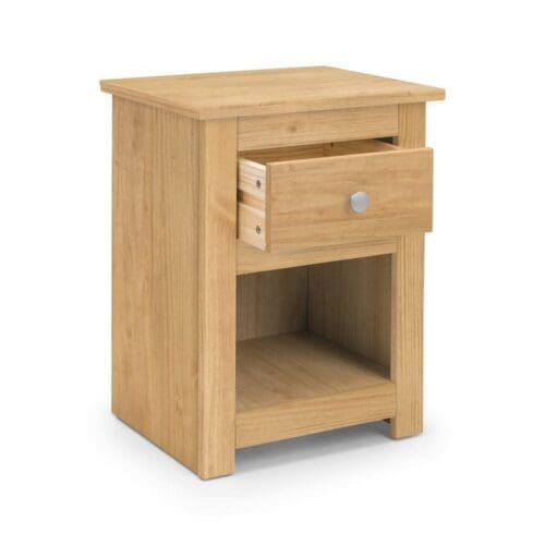 Radley - 1 Drawer Bedside - Pine - Wooden - Happy Beds