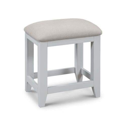 Richmond - Wooden Stool - Grey/Oak - Wooden - Happy Beds