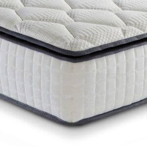 SleepSoul Bliss 800 Pocket Spring and Memory Foam Pillowtop Mattress - 3ft Single (90 x 190 cm)