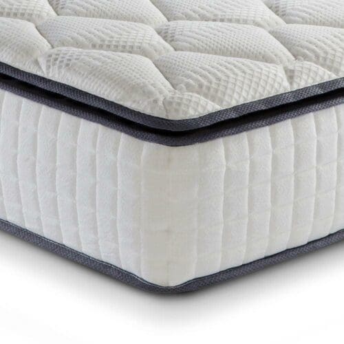 SleepSoul Bliss 800 Pocket Spring and Memory Foam Pillowtop Mattress - 3ft Single (90 x 190 cm)