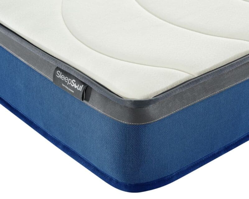 SleepSoul Nebula - Single - 600 Pocket Spring Mattress - Foam/Fabric - Vacuum Packed - 3ft - Happy Beds