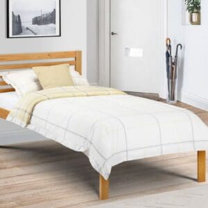 Slocum - Single - Solid Pine Bed - Pine - Wooden - Low Foot-End - 3ft - Happy Beds