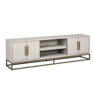 Whitebone Brass TV Cabinet