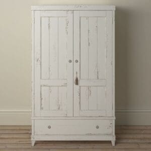 Willis and Gambier - Atelier - 2 Door 1 Drawer Combination Wardrobe - White - Wood - Happy Beds