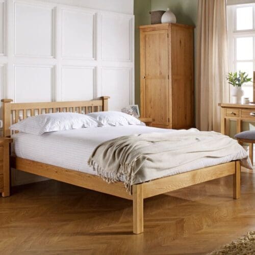 Woburn - King Size - Oak - Wood - 5ft - Happy Beds