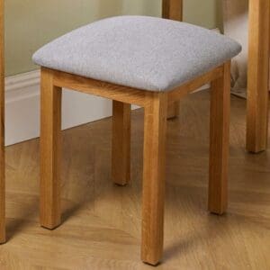 Woburn - Stool - Oak - Wooden - Happy Beds