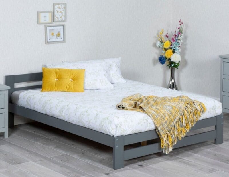 Xiamen -Single - Grey - Wood - 3ft - Happy Beds