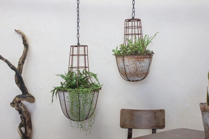 nkuku abari caged hanging planter 5790776950882