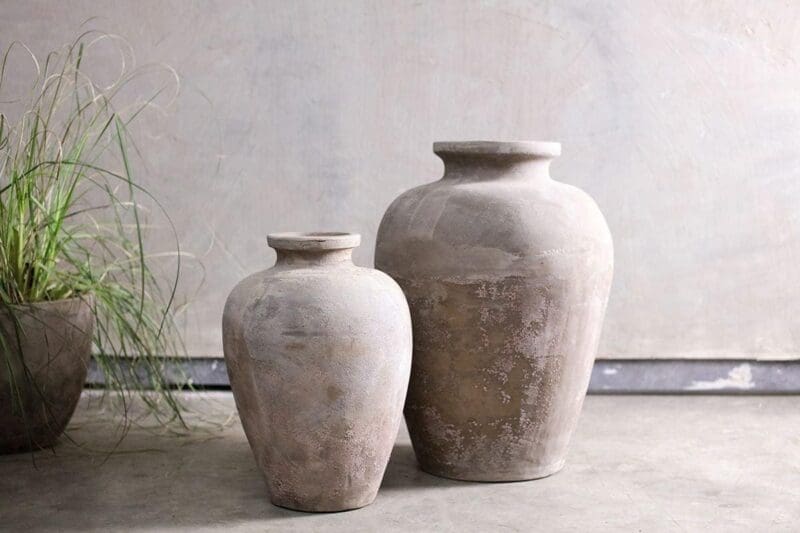 nkuku affiti clay tapered pot 29385998139568