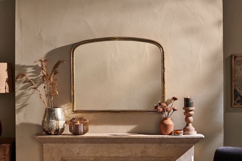 nkuku almora arched mirror antique brass small 5055672416524 31976966291632