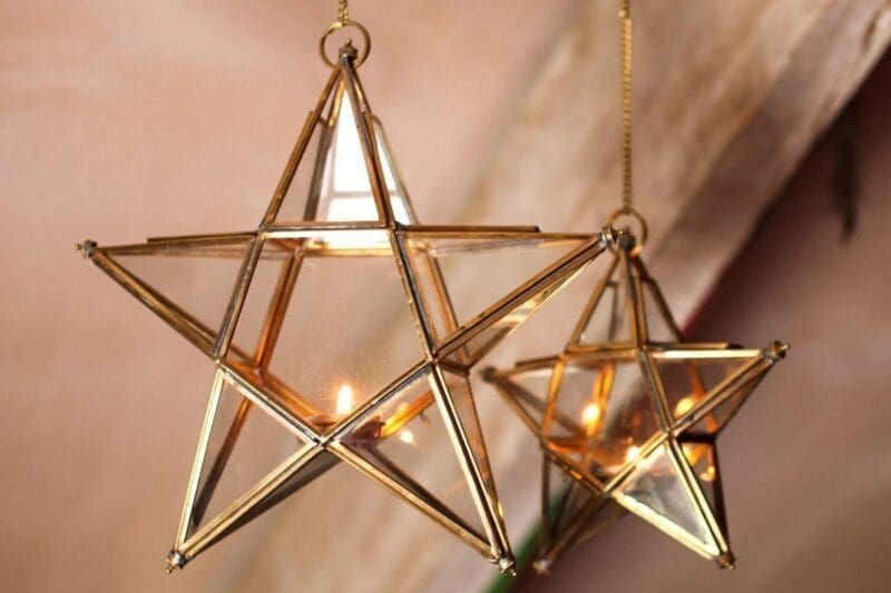 nkuku antique brass glass star 5055672407027 5821685268578