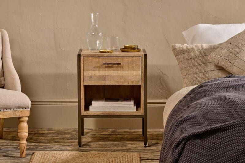 nkuku dasai mango wood bedside table 5055672406600 29414640451760