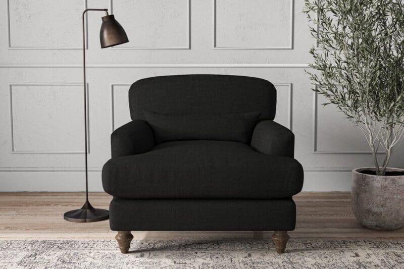 nkuku deni armchair brera linen charcoal 5055672428732 33151732089008