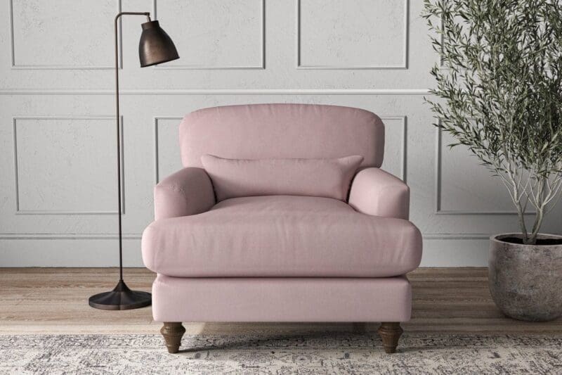 nkuku deni armchair recycled cotton lavender 5055672435488 33151749882032