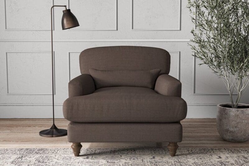 nkuku deni armchair recycled cotton mocha 5055672435549 33151750537392