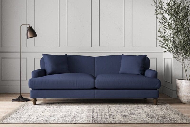 nkuku deni grand sofa recycled cotton navy 5055672436393 33151807389872