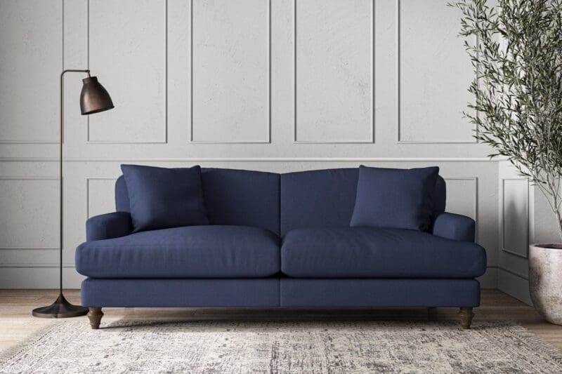 nkuku deni large sofa recycled cotton navy 5055672437352 33151817187504