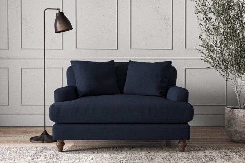 nkuku deni love seat brera linen indigo 5055672430582 33151819251888